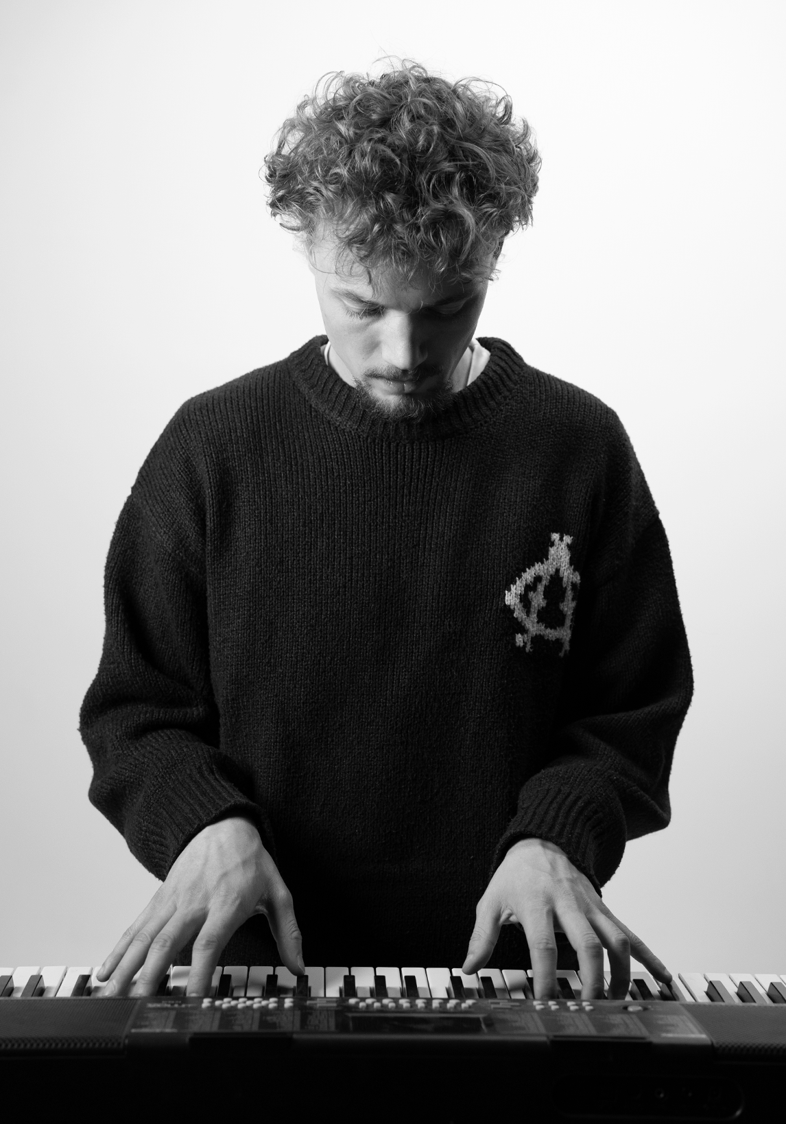 Stijn Bouvé aan de piano